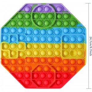 Big Size Push Pop Bubble Sensory Popper Fidget Toys Puzzle Shape Matching It Anxiety Relief Pop Fidget Toy ADHD Autism and Sp...