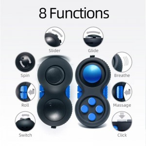 Fidget Pad for Kids and Adults - Controller Fidget Toy - – Stress Relief Fidget Toys – Portable Fidget Finger Toy – Ideal Con...