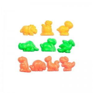 Animal Sand Molds & Tools Kit (36 Pcs) - Works with All Other Play Sand Brands - Includes: 10 Dinosaurs 10 Animals & 12 Beach...