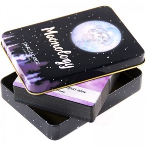 Moonology Oracle Cards in A Tin A 44-Card Deck Gilded Black (Limited Edition) 400 GSM Black Core Cardstock $32.33 Fortune Tel...