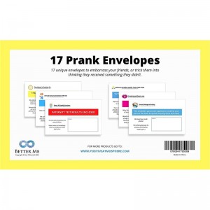 17 Prank Envelopes - Witty Pranks for Adults Funny Envelope for Birthday & Holiday Card. April Fools Day Practical Jokes by M...