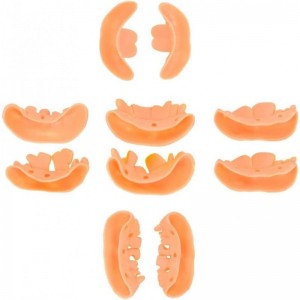 10pcs/Set Funny Rubber Fake Teeth Vampire Denture Ugly Gag False Teeth Buck Tooth Prank Trick Props Jokes Toy for Halloween C...