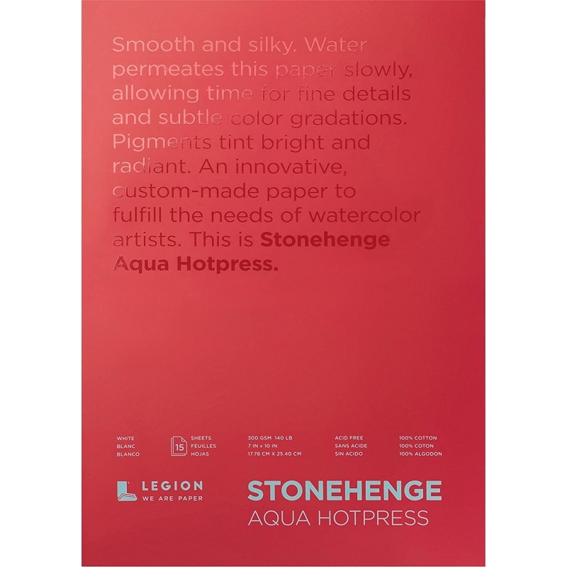 Watercolor Pad 140lb Hot Press 7 x 10 Inches White 15 Sheets $31.71 Kids' Drawing & Writing Boards Watercolor Pad 140lb Hot Press 7 x 10 Inches White 15 Sheets $31.71 Kids' Drawing & Writing Boards