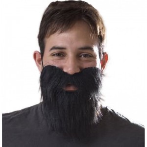 Loftus Lumberjack Mountain Man Beard & Moustache Set Black One Size $14.97 Gags & Practical Joke Toys