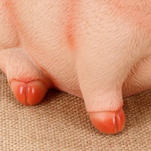 Resin Cute Pig Piggy Bank Coin Bank for Girls Boys Adults (Big) $29.72 Kids' Money Banks