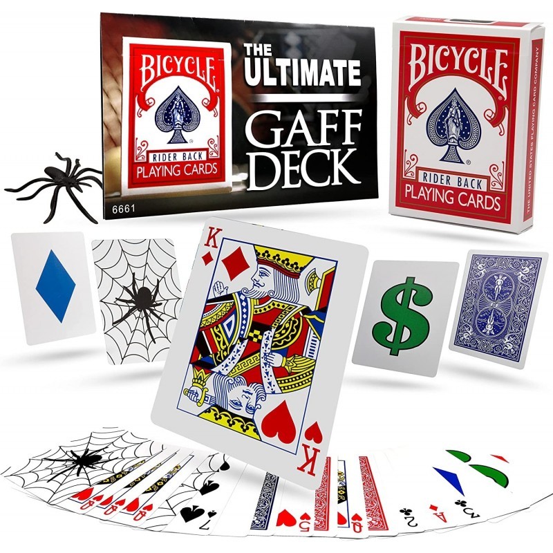Ultimate Gaff Deck Card Tricks - Special Printed Bicycle Cards $61.11 Magic Kits & Accessories Ultimate Gaff Deck Card Tricks - Special Printed Bicycle Cards $61.11 Magic Kits & Accessories