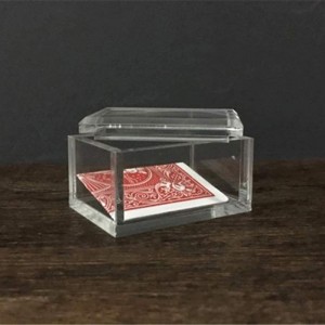 Enjoyer Paragon 3D Magic Tricks Card to Clear Box Magic Cards Close Up Magic Props Mentalism Transparent Box $39.28 Magic Kit...