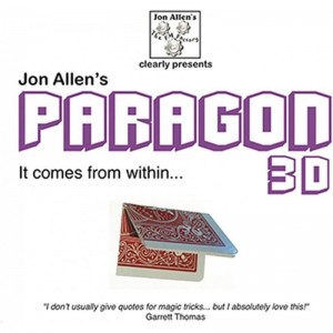 Enjoyer Paragon 3D Magic Tricks Card to Clear Box Magic Cards Close Up Magic Props Mentalism Transparent Box $39.28 Magic Kit...