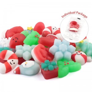Funimore 36 PCS Christmas Squishy Toys Kawaii Mochi Squishies Cute Things Party Favors for Kids Christmas Theme Stress Relief...