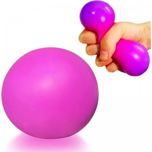 Squishy Dough Ball Sensory Fidget Toy (1 Pack) Stretchy Stress Balls for Boys and Girls Cute and Soft Color Changing Squeeze ...