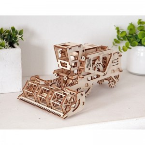 Mechanical Models 3-D Wooden Puzzle - Mechanical Combine Harvester $62.83 3-D Puzzles