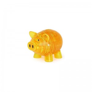 3D Crystal Puzzle Piggy Bank Jigsaw Toys Brain Teaser IQ Game Animal DIY Craft Gadget Model Kit Assembly Building Block Const...