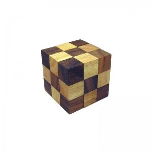 6 Wooden Puzzle Gift Set in A Wood Box - 3D Unique IQ Puzzles $49.47 Brain Teaser Puzzles