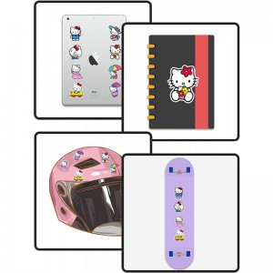 Kawaii Kitty Stickers Cute Cat Stickers for Kids Stickers for Water Bottles 50 PCS Vinyl Kids Stickers Cute Cartoon Stickers ...