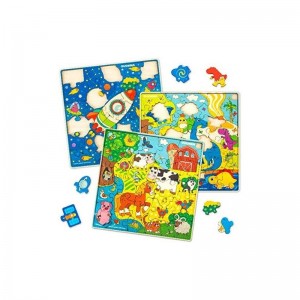 Wooden Puzzles for Kids Ages 4-8 – 6 x 30 Pieces Kids Puzzles Ages 3-5 – Wood Unicorn Toys with Princess Game for Girls and B...