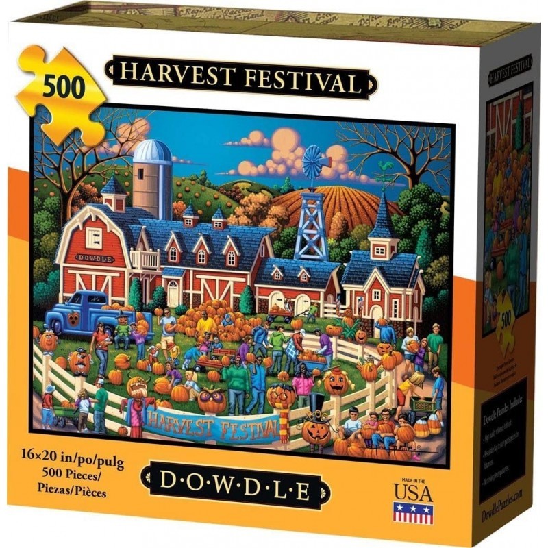 Dowdle Jigsaw Puzzle - Harvest Festival - 500 Piece $32.18 Jigsaw Puzzles Dowdle Jigsaw Puzzle - Harvest Festival - 500 Piece $32.18 Jigsaw Puzzles
