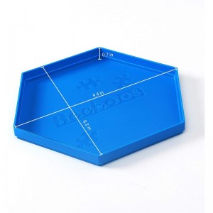 Becko Stackable Puzzle Sorting Trays Jigsaw Puzzle Sorters with Lid Puzzle Accessory for Puzzles Up to 1500 Pieces 8 Hexagona...