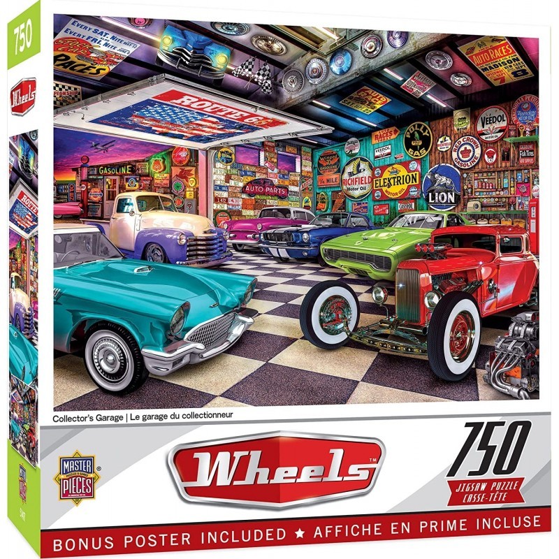 750 Piece Jigsaw Puzzle for Adults Family Or Kids - Collector's Garage - 18"x24 $26.98 Jigsaw Puzzles 750 Piece Jigsaw Puzzle for Adults Family Or Kids - Collector's Garage - 18"x24 $26.98 Jigsaw Puzzles