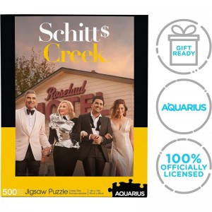 Schitt's Creek Cast Puzzle (500 Piece Jigsaw Puzzle) - Glare Free - Precision Fit - Officially Licensed Schitt's Creek Mercha...