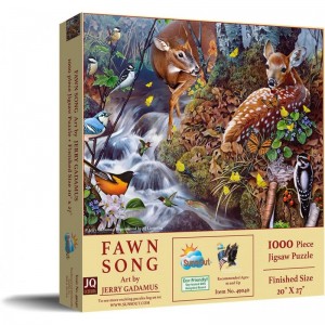 Fawn Song 1000 pc Jigsaw Puzzle $44.15 Jigsaw Puzzles