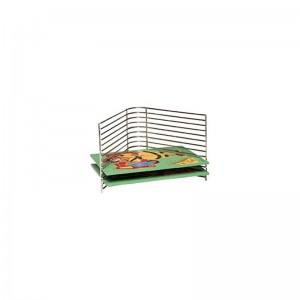 Puzzle Rack - Holds 9 x 12 inch Puzzles - Chrome Wire $58.37 Puzzle Accessories