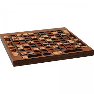 Wooden Sudoku Board with Storage Slots in Medium Stain - 11.5 in. $67.23 Sudoku Puzzles