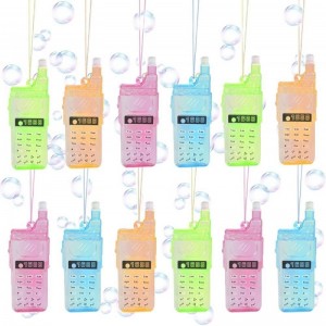 4 Inch Cell Phone Bubble Necklaces - Pack of 12 - Includes a Hanging Cord - Assorted Colored Bottles - Fun Party Favors Perfe...