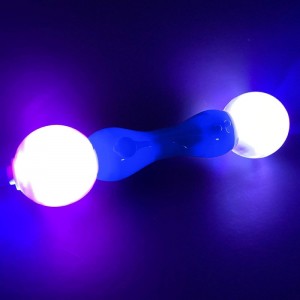 – Light Up Twist Double Bubble Wand for Kids – LED Giant Bubble Blower Machine – Fun Birthday Party Gifts - Batteries Include...