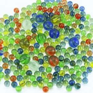 (312+ Count) 12 1" Large Marbles And 300 5/9"Marbles in bulk Glass Marbles Assorted Colors $20.14 Dice & Marble Games