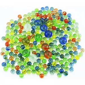 (312+ Count) 12 1" Large Marbles And 300 5/9"Marbles in bulk Glass Marbles Assorted Colors $20.14 Dice & Marble Games