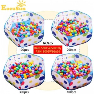 Kids Ball Pit Large Pop Up Toddler Ball Pits Tent for Toddlers Girls Boys for Indoor Outdoor Baby Playpen w/Zipper Storage Ba...