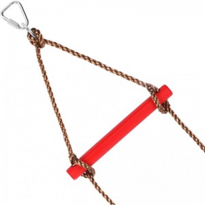 7.2 FT Rope Climbing Ladder Rope Swing Ladder Backyard Playground Obstacle Course Set Attachments for Warrior Slack Line Jung...
