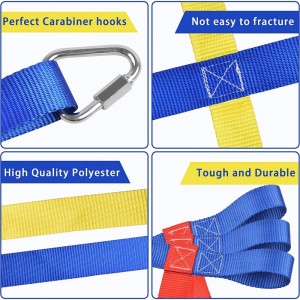 Climbing Cargo Net for Kids Cargo Net Polyester Rope Ladder Line Net for Jungle Gyms Swing Set Playground Obstacle Courses fo...