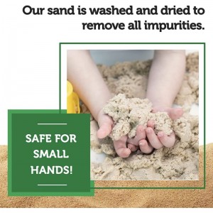 50 LB Premium Grade Quikrete Play Sand for Sandbox Craft Sand and General Kids Play Sand Usage. Included with a Sheet of Summ...