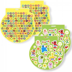 Shaped Sticker Book Over 300 Stickers 4 Sheets Elmo $14.42 Kids' Stickers
