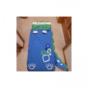 Fun Sleeping Bag for Kids Happy Dinosaur Surprise Animal Kids Slumber Bag with Pillow Cat Soft Warm for Daycare Preschool Kin...