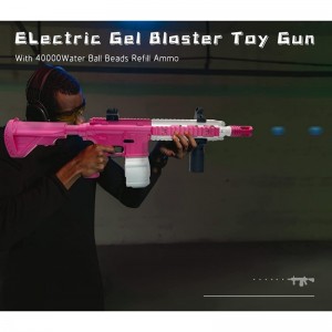Electric Gel Ball Blaster High Speed Automatic Splatter Ball Blaster with 40000 Water Beads and Goggles Rechargeable Splatter...