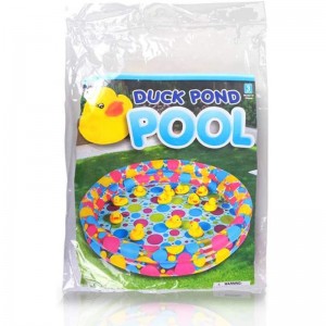 Duck Pond Pool Inflate 3ft x 6 Inch Inflatable Pool for Carnival Games Ducks Memory Matching Games and Outdoor Water Activiti...
