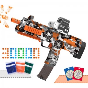 Electric Gel Ball Blaster Toys Gun with 30000pcs Splatter Ball New Styling MP7 Blaster Shooting Games Semi-Automatic Mode Sui...