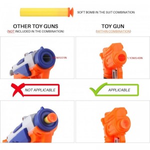 4 Pack Mini Foam Dart Toy Guns Foam Guns with 16 Small Size Foam Darts Sport Party Favors Spring Powered Gun Kit for Kids (4 ...