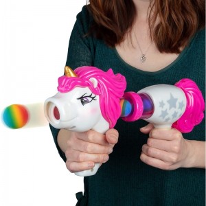 Unicorn Power Popper Foam Blaster Toy - Rapid Fire Rainbow Ball Shooter Blasts Up to 8 Foam Balls - Indoor or Outdoor Play - ...