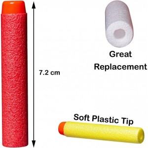 100 Pack Refill Darts Foam Bullets for Nerf War Gun Party for Nerf N-Strike Elite Series 10 Colors $17.90 Toy Foam Blasters &...