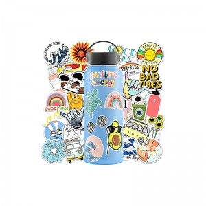 FoxYaye Trendy Girl Stickers - VSCO Fashion Waterproof Durable Reusable Vinyl Decals 10 20 35 Water Bottle Bike Bumper Luggag...
