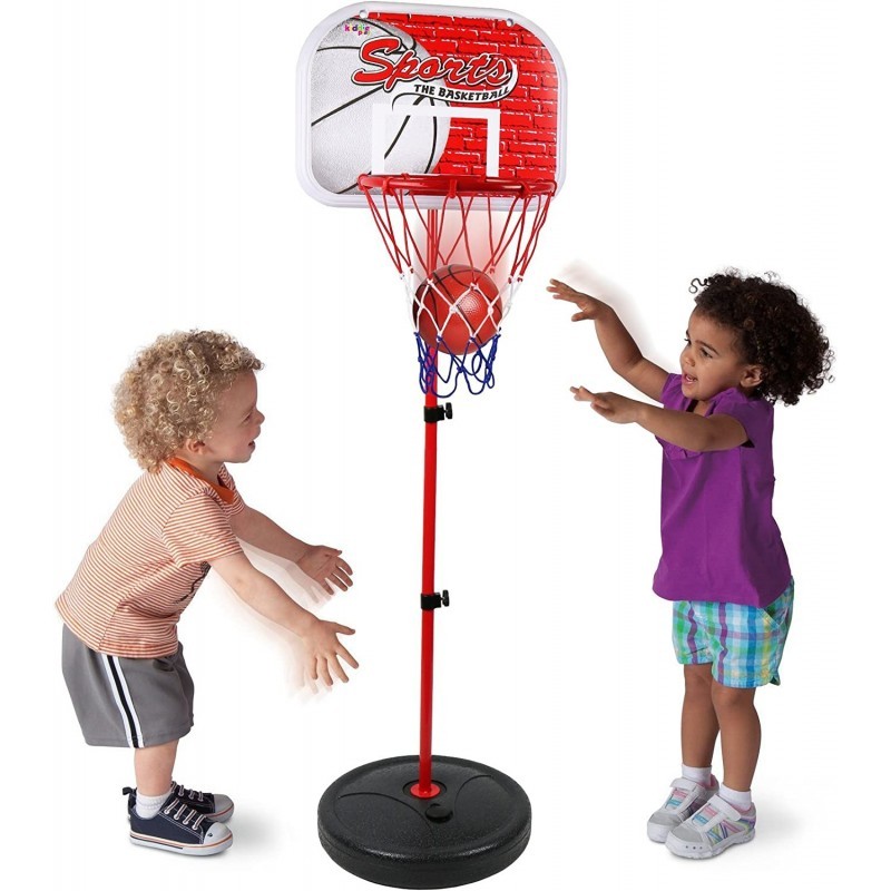 Toddler Basketball Hoop Toy Set Adjustable Height Stand Up to 4 ft Indoor & Outdoor Play $46.90 Toy Sports Products Toddler Basketball Hoop Toy Set Adjustable Height Stand Up to 4 ft Indoor & Outdoor Play $46.90 Toy Sports Products