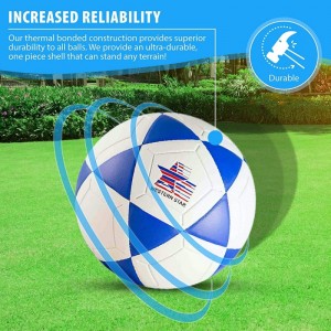 Ultra-Durable Soccer Ball Size 5 - Ultimate Training and Match Ball - Seamless Design - World Cup Construction $35.59 Toy Spo...