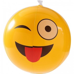 12 Packs - 12 Inches Inflatable Emoji Beach Balls Party Favors for Kids & Adults - Assorted Pack $28.75 Toy Sports Products