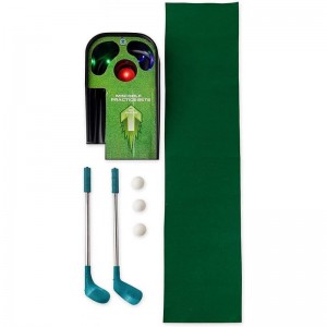 Light-Up Indoor Golf Putting Game with Two Stainless Steel Light-Up Putters and Three Golf Balls $103.27 Toy Sports Products