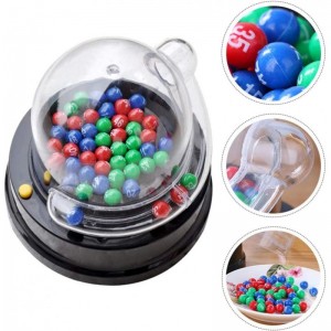Lotto Machine 1 Set Electric Lotto Ball Machine Bingo Machine Lottery Game Machine for Party Family Game Nights ( Battery Not...