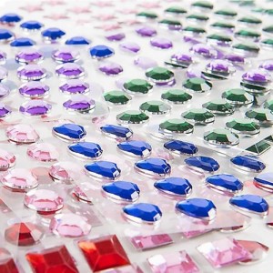 Self-Adhesive Jewels Great for Arts and Crafts Party Favors Variety of Shapes and Colors Stickers 0.5" (500 Pcs) $25.75 Kids'...