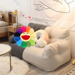 17" Sunflower Flower Plush Pillow Smile Face Cushion Colorful Home Bedroom Decor $28.94 Kids' Plush Toy Pillows